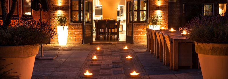 kaarsen zomer horeca terras