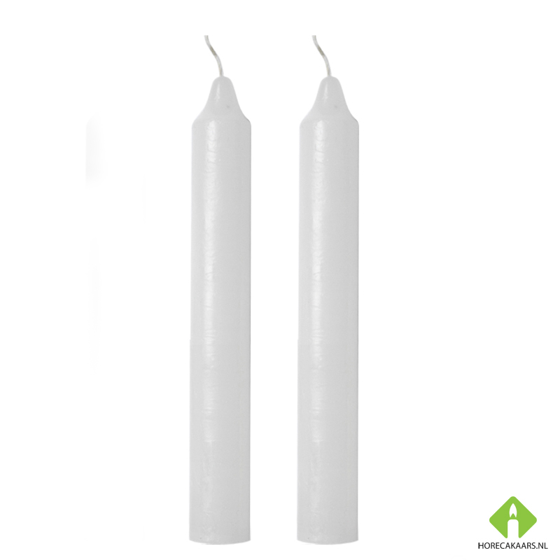 Alternatief voorstel atleet zuur Kaarsen voor Mason lampen dun (wit) - Kaarsen voor de horeca